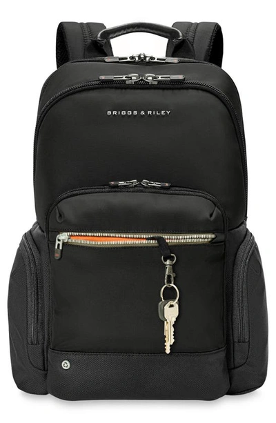 Briggs & Riley Hta Medium Cargo Backpack In Black