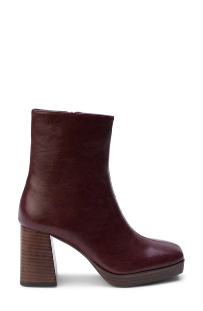 Shop Coconuts By Matisse Duke Platform Bootie In Bordeaux