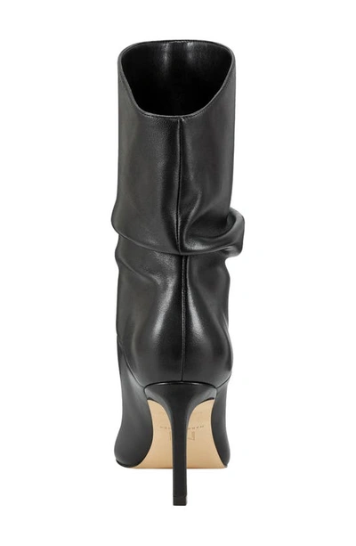 Shop Marc Fisher Ltd Angi Slouch Pointed Toe Bootie In Black 001 Leather