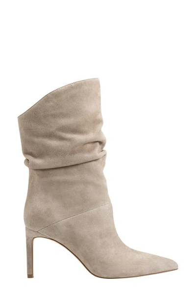 Shop Marc Fisher Ltd Angi Slouch Pointed Toe Bootie In Taupe 240