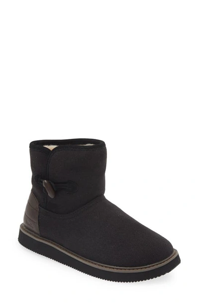 Shop Sanuk Cozy Vibe Slipper In Black