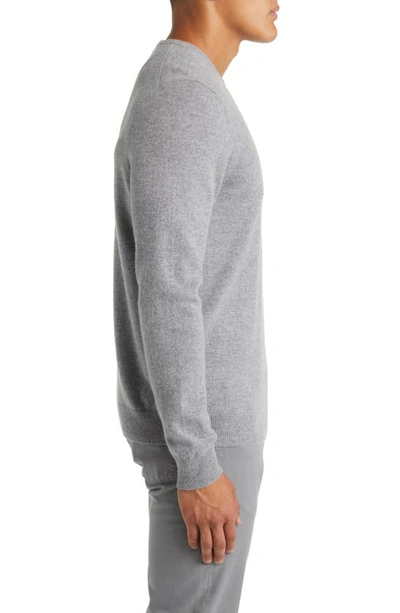 Shop Nordstrom Cashmere Crewneck Sweater In Grey Heather