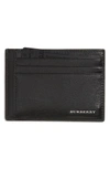 BURBERRY 'Chase' Money Clip Card Case