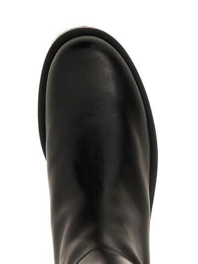 Shop Stuart Weitzman 50/50 Bold Boots, Ankle Boots Black