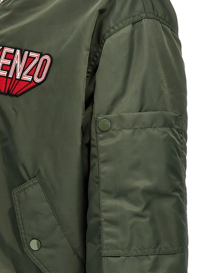 Shop Kenzo 3d Coats, Trench Coats Green