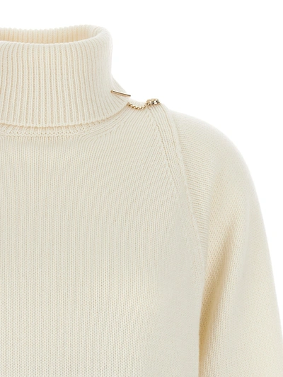 Shop Liu •jo Logo Sweater Sweater, Cardigans White