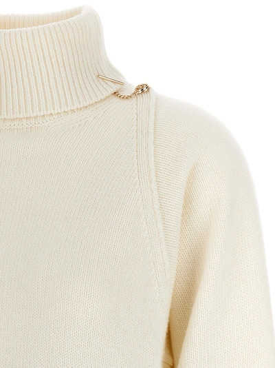 Shop Liu •jo Logo Sweater Sweater, Cardigans White