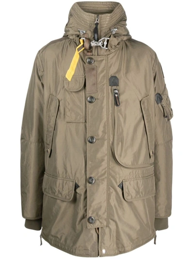 Shop Parajumpers Kodiak  - Hooded Down Parka Clothing In 0201 Toubre