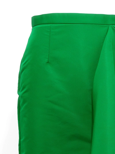 Shop Alexander Mcqueen Ruffle Midi Skirt Skirts Green