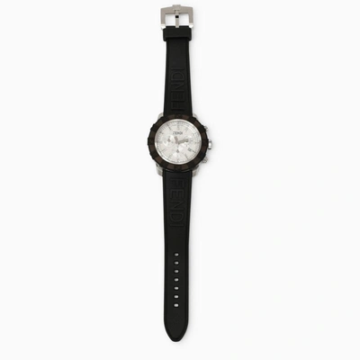 Shop Fendi Fendastic Black Wristwatch Men In White