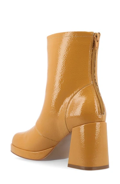 Journee Collection Aylani Bootie In Mustard