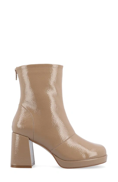 Journee Collection Aylani Bootie In Tan