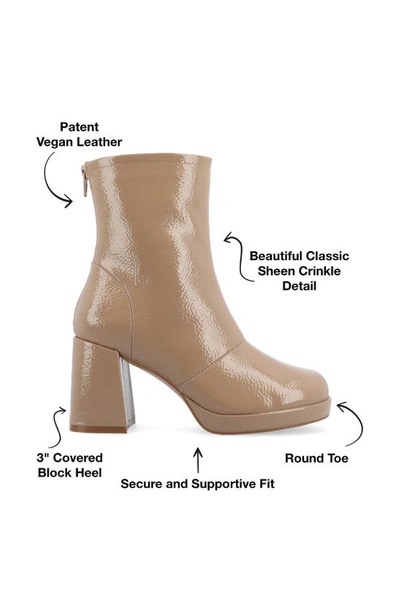 Journee Collection Aylani Bootie In Tan