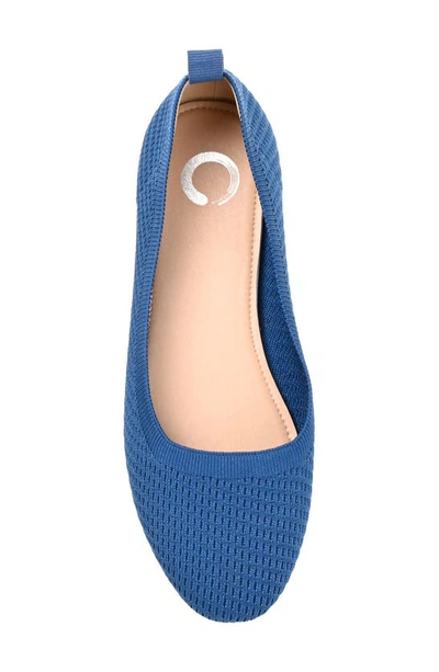 Journee Collection Journee Women's Maryann Medium And Wide Width Dress Flats In Blue