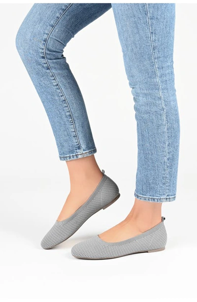 Journee Collection Tru Comfort Foam Maryann Flat In Grey