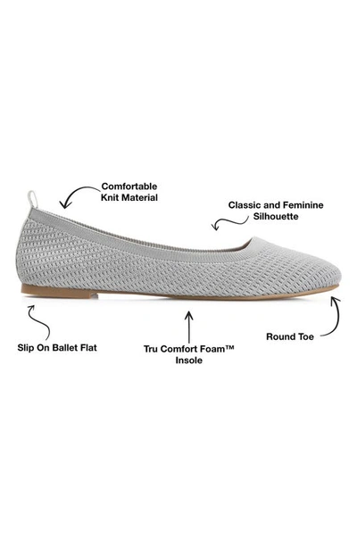 Journee Collection Tru Comfort Foam Maryann Flat In Grey