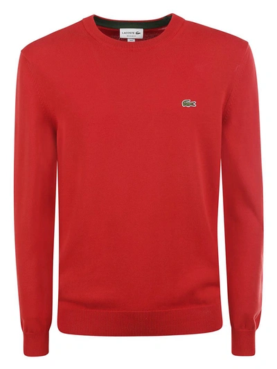 Shop Lacoste Sweaters Red