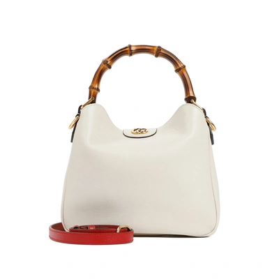 Shop Gucci Diana Shoulder Bag In White