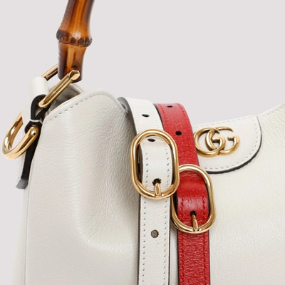 Shop Gucci Diana Shoulder Bag In White