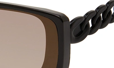 Vince Camuto Rectangular Sunglasses In Black