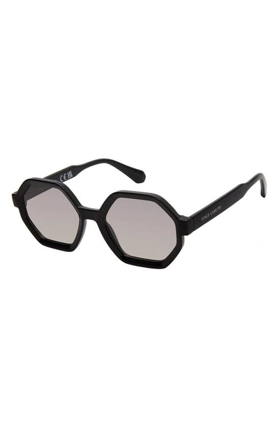 Vince Camuto Geometric Sunglasses In Black