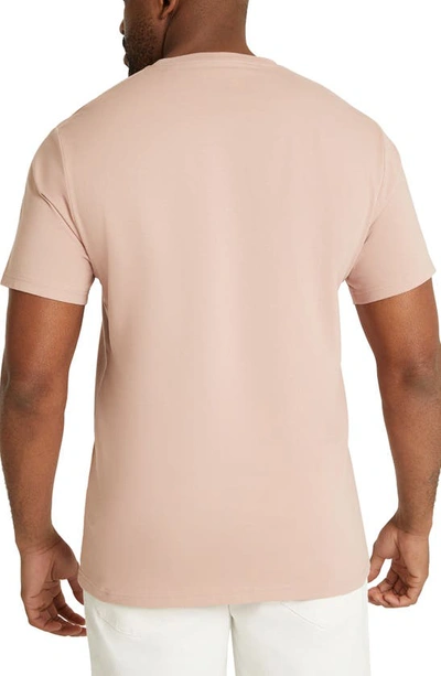 Shop Johnny Bigg Essential Crewneck T-shirt In Blush
