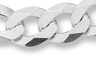 Yield Of Men Silver 11mm Figaro Chain Bracelet In Silver