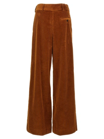 Shop Etro Corduroy Pants In Brown