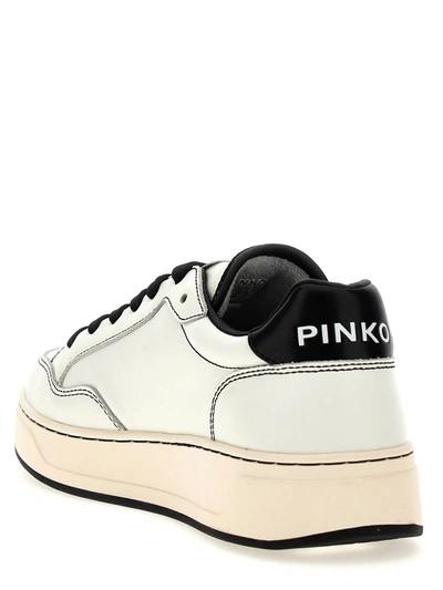 Shop Pinko 'bondy 2.0' Sneakers In White/black
