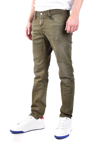 Shop Dsquared2 Jeans In Green