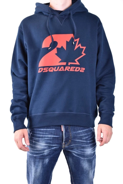 Shop Dsquared2 Sweatshirts In Blue
