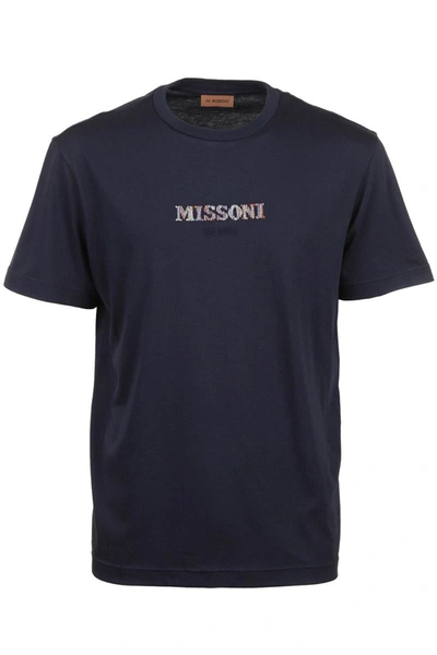 Shop Missoni Sport Missoni T-shirts In Sky