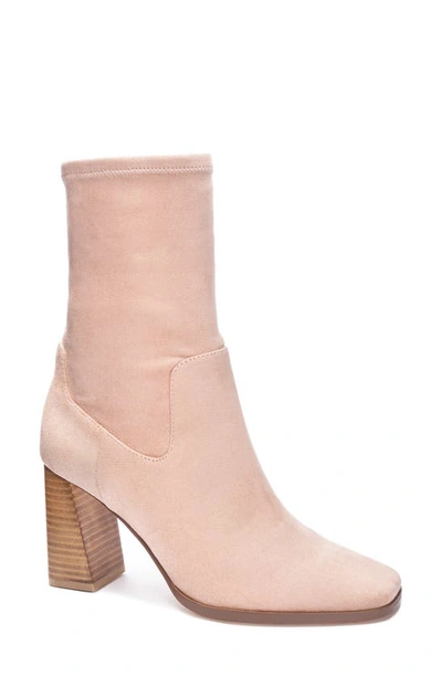 Shop Chinese Laundry Kyrie Bootie In Natural Suedette