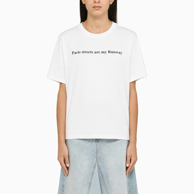 Shop Victoria Beckham | Wide White T-shirt