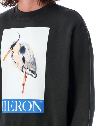 Shop Heron Preston Heron Bird Painted In Black