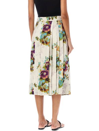 Shop Tory Burch Floewer Midi Skirt In Floral