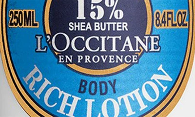L'occitane 8.4oz Shea Rich Body Lotion