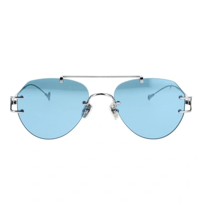Shop Eyepetizer Sunglasses In Silver