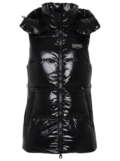 Shop Duvetica Gilet Alloro In Black