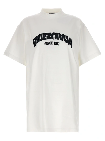 Shop Balenciaga Back Flip T-shirt White/black