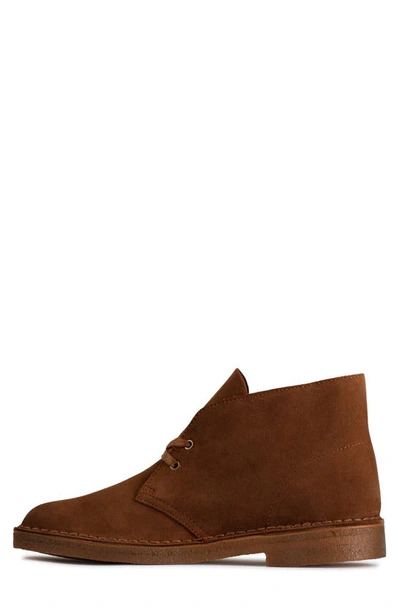 Clarks Desert Boot M In Cola Suede