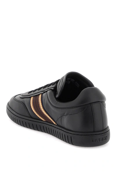 Shop Bally Parrel Ribbon Leather Sneakers