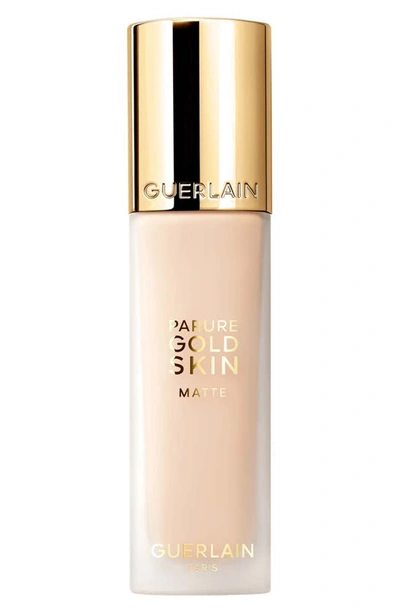 Shop Guerlain Parure Gold Skin Matte Fluid Foundation In 0c