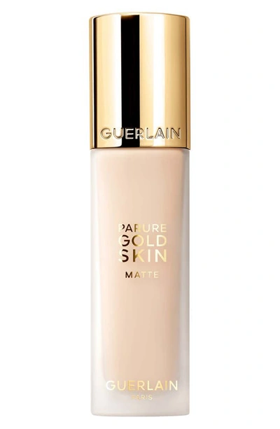 Shop Guerlain Parure Gold Skin Matte Fluid Foundation In 0.5n