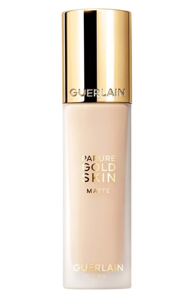 Shop Guerlain Parure Gold Skin Matte Fluid Foundation In 0n