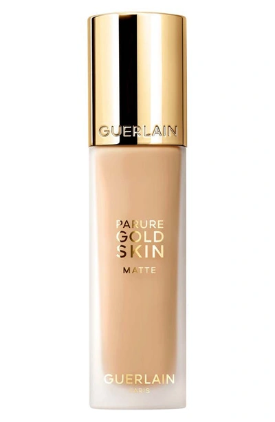 Shop Guerlain Parure Gold Skin Matte Fluid Foundation In 3w