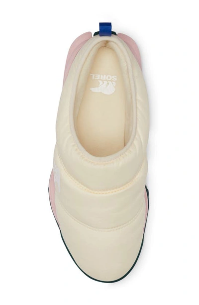 Shop Sorel Ona Rmx Quilted Slip-on Shoe In Natural/ Vintage Pink