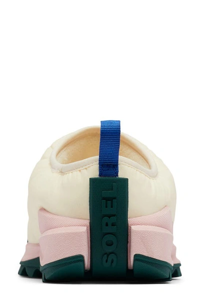 Shop Sorel Ona Rmx Quilted Slip-on Shoe In Natural/ Vintage Pink