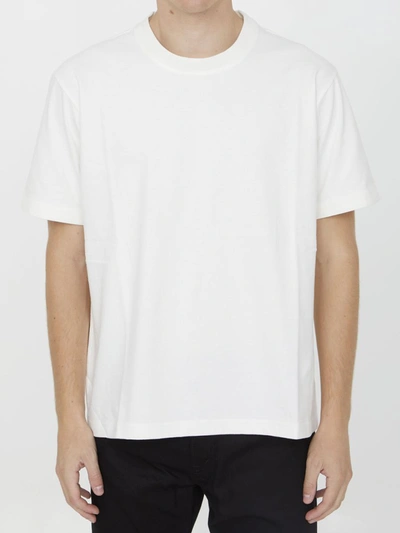 Shop Bottega Veneta Cotton T-shirt In White