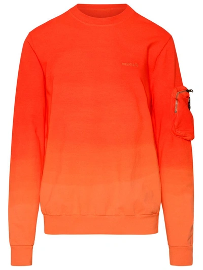 Shop Premiata Nilo Sweatshirt In Orange Cotton